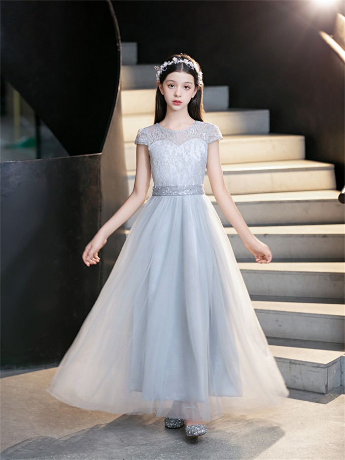 ピアノ発表会 ドレス 子供 女の子 発表会ドレス 子ども ワンピース レース シャンパン ホワイト グレー お祝い日 演奏会 音楽会 フォーマル 誕生日 撮影 パーティー ジュニア キッズ ロングドレ ピアノ発表会 ドレス 子供 女の子 発表会ドレス 子ども ワンピース レース シャンパン ホワイト グレー お祝い日 演奏会 音楽会 フォーマル 誕生日 撮影 パーティー ジュニア キッズ ロングドレ