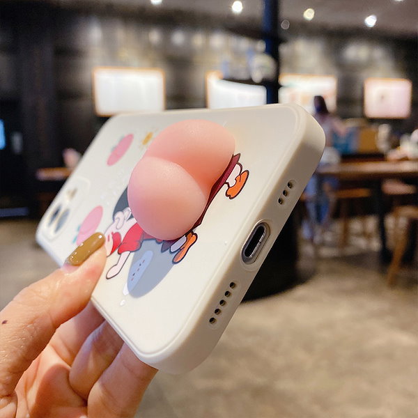 Qoo10] ピンチクレヨンしんちゃんお尻フォンケース