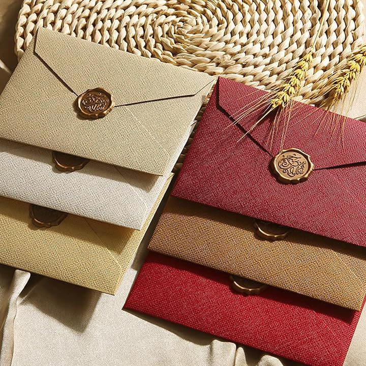 洋2封筒 おしゃれ 50枚 シーリングシール付 可愛い 状袋 リネン紙 亜麻 洋形2号 招待状 挨拶状封筒(ブラウン) 洋2封筒 おしゃれ 50枚 シーリングシール付 可愛い 状袋 リネン紙 亜麻 洋形2号 招待状 挨拶状封筒(ブラウン)