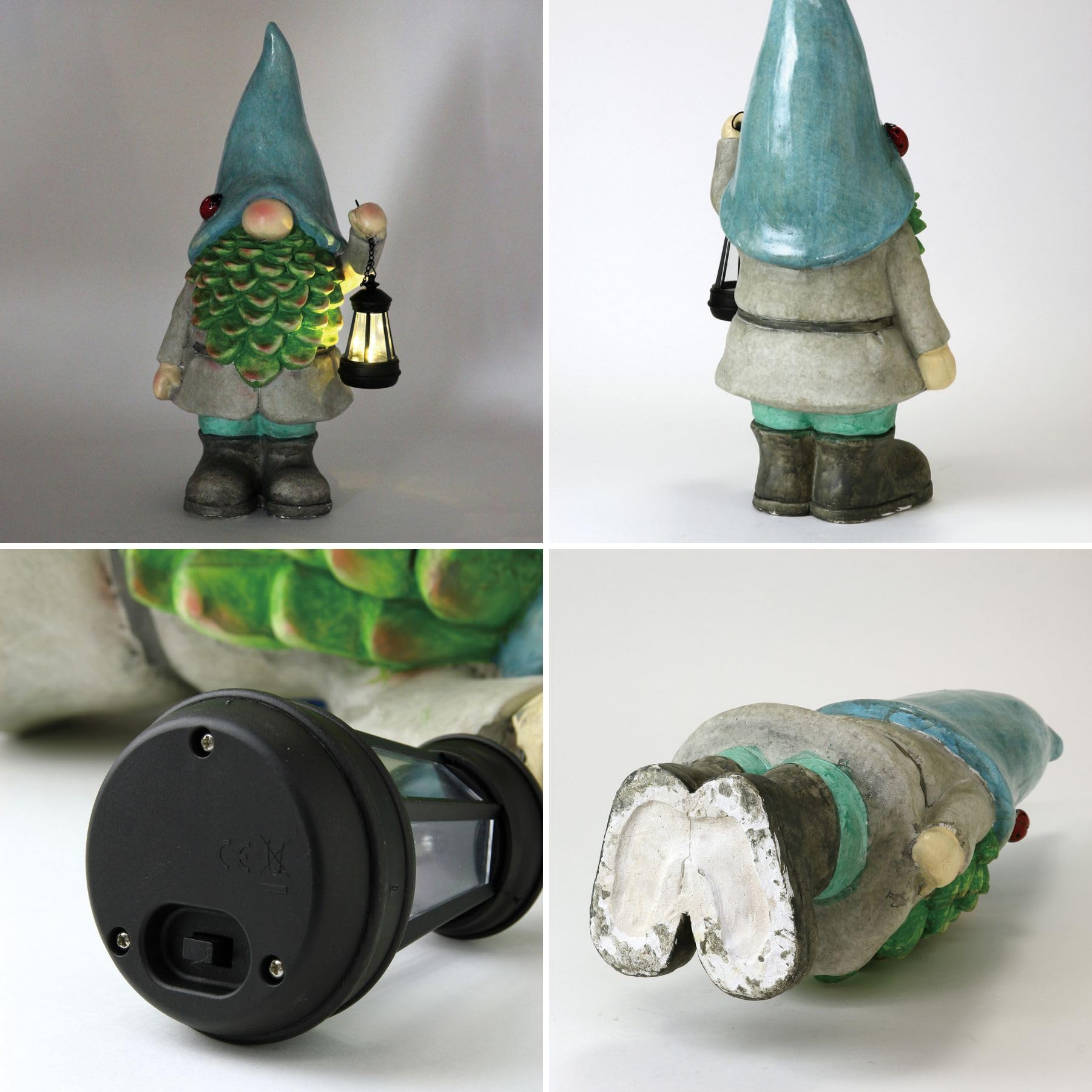 スパイス(Spice) SPICE OF LIFE 光るオブジェ ガーデンノーム ソーラーライトランタンを持ったノーム テントウムシハット 高さ50cm ソーラー充電 屋外可 CNGT5490 スパイス(Spice) SPICE OF LIFE 光るオブジェ ガーデンノーム ソーラーライトランタンを持ったノーム テントウムシハット 高さ50cm ソーラー充電 屋外可 CNGT5490