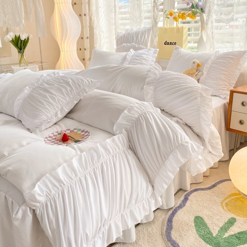 布団カバー セット掛け布団カバー 布団カバーセット シングル 四季通用 可愛い ベッド用品 寝具セット 柔らか 肌触 敷布団カバー