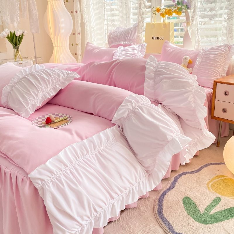 布団カバー セット掛け布団カバー 布団カバーセット シングル 四季通用 可愛い ベッド用品 寝具セット 柔らか 肌触 敷布団カバー
