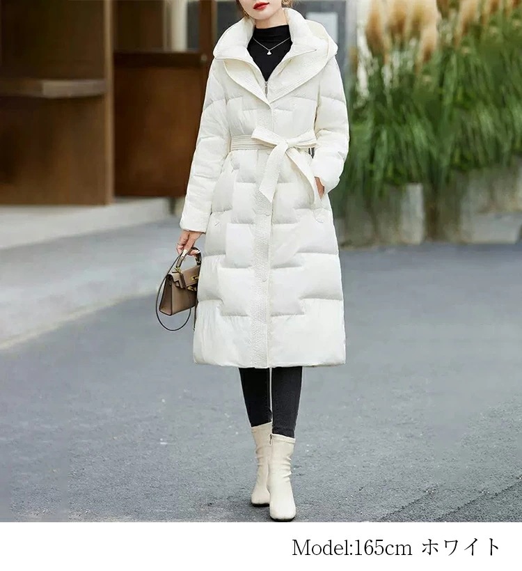WAY ダウンコート ロングコート レディース 冬 ダウンジャケット ロングコートフード付き ポケット付き ベルト付き アウター ジャンパー 前開き ドロストロング 軽量 厚手 暖かい 防寒 撥水 カ WAY ダウンコート ロングコート レディース 冬 ダウンジャケット ロングコートフード付き ポケット付き ベルト付き アウター ジャンパー 前開き ドロストロング 軽量 厚手 暖かい 防寒 撥水 カ