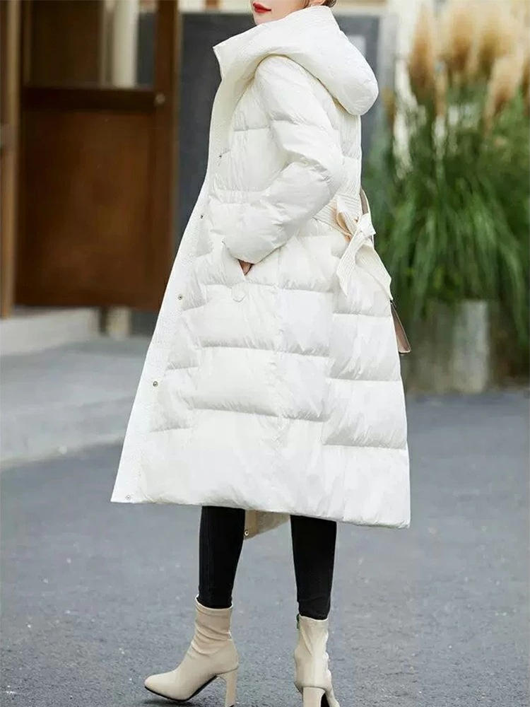 WAY ダウンコート ロングコート レディース 冬 ダウンジャケット ロングコートフード付き ポケット付き ベルト付き アウター ジャンパー 前開き ドロストロング 軽量 厚手 暖かい 防寒 撥水 カ WAY ダウンコート ロングコート レディース 冬 ダウンジャケット ロングコートフード付き ポケット付き ベルト付き アウター ジャンパー 前開き ドロストロング 軽量 厚手 暖かい 防寒 撥水 カ