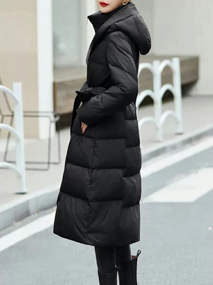 WAY ダウンコート ロングコート レディース 冬 ダウンジャケット ロングコートフード付き ポケット付き ベルト付き アウター ジャンパー 前開き ドロストロング 軽量 厚手 暖かい 防寒 撥水 カ WAY ダウンコート ロングコート レディース 冬 ダウンジャケット ロングコートフード付き ポケット付き ベルト付き アウター ジャンパー 前開き ドロストロング 軽量 厚手 暖かい 防寒 撥水 カ