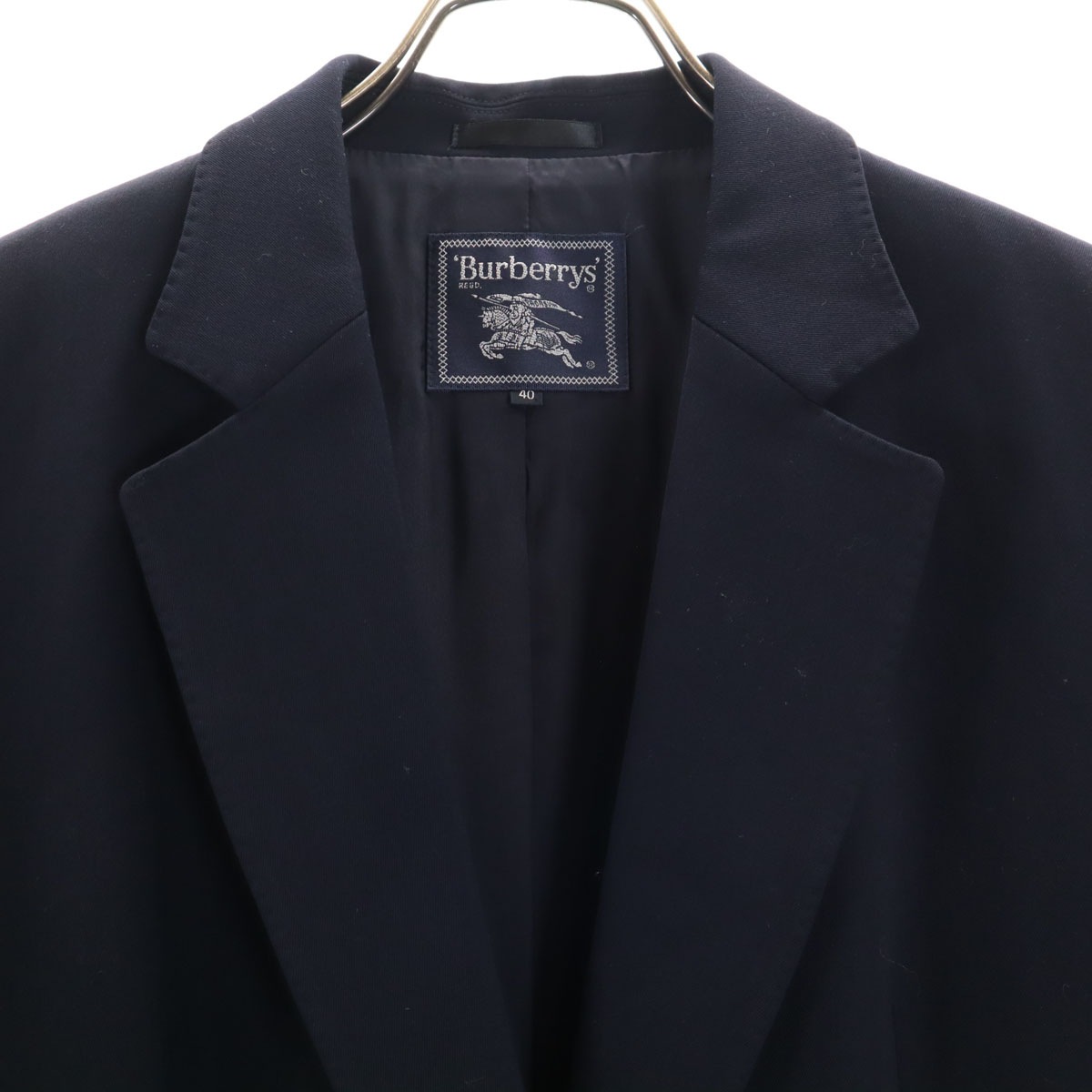 Burberrys バーバリーズ 90s オールド スカートスーツ 上下セットアップ 38/40 ネイビー系 三陽商会 レディース 古着 Burberrys バーバリーズ 90s オールド スカートスーツ 上下セットアップ 38/40 ネイビー系 三陽商会 レディース 古着