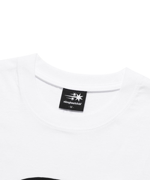 A'GEM/9 × .kom『NICE GHOST CLUB/ナイスゴーストクラブ』CRYING SMILE TEE/クライング スマイルティーシャツ  半袖カットソー（Tシャツ/カットソー）｜NICE GHOST CLUB（ナイスゴーストクラブ）のファッション通販 - ZOZOTOWN