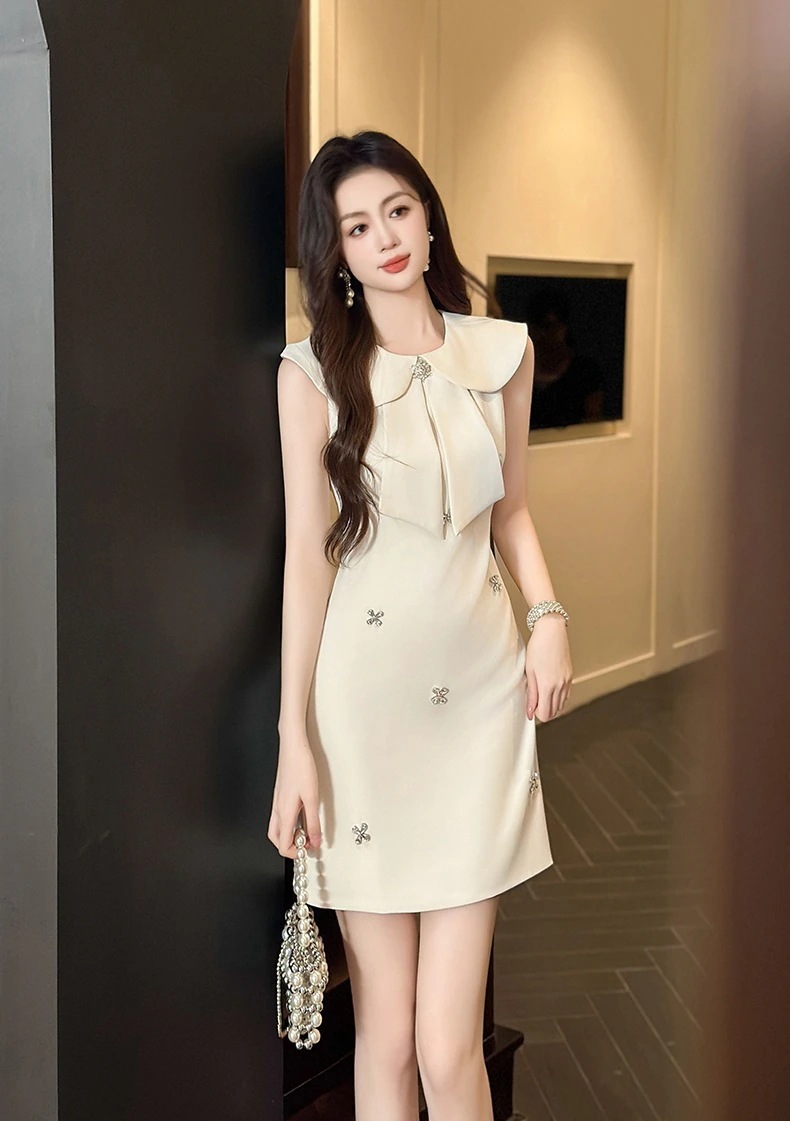 夏 ショートワンピ リボン 誕生日 ドレス パーティー 着痩せ 大人 お呼ばれ 同窓会 披露宴 卒業式 結婚式 ウェディング 二次会 成人式