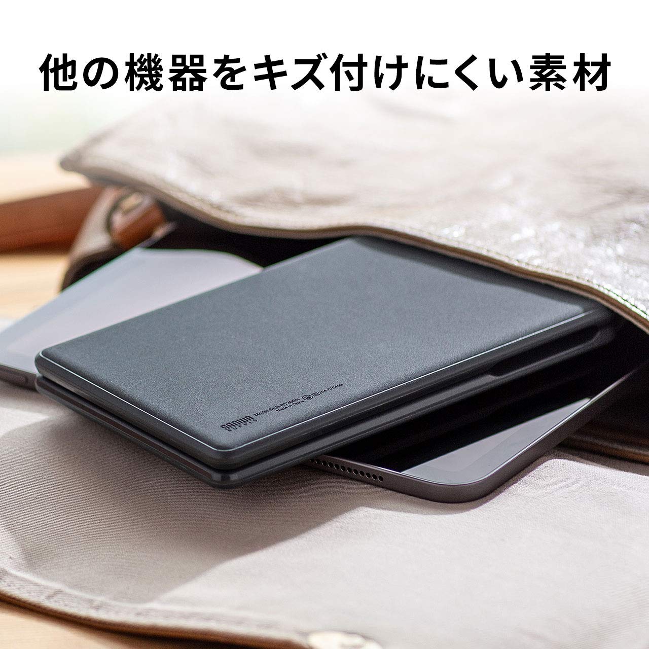 サンワサプライ 折りたたみ式Bluetoothキーボード iOS対応 パンタグラフ 英語配列67キー SKB-BT30BK 81977