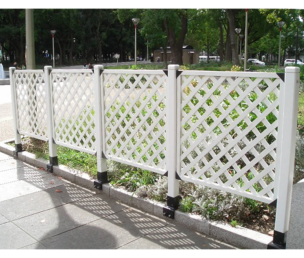 住まいスタイル ラティス・フェンス支柱固定金具ブロック用12cm（4個） S-BB7212-4P