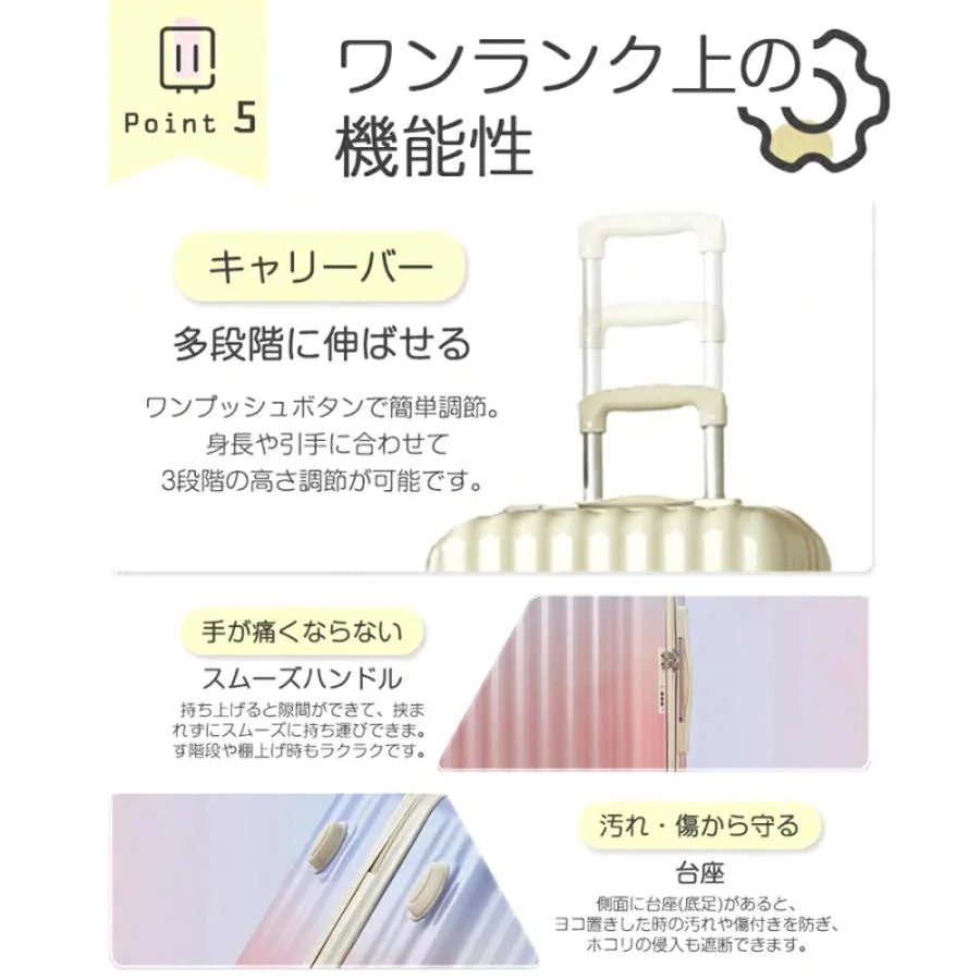 スーツケース 機内持ち込み 軽量 2泊3日拡張 男性 女性 サイズ一覧 s m 大型 小型 人気 短途旅行 出張 超軽量 かわいい キャリーケース キャリーバッグ