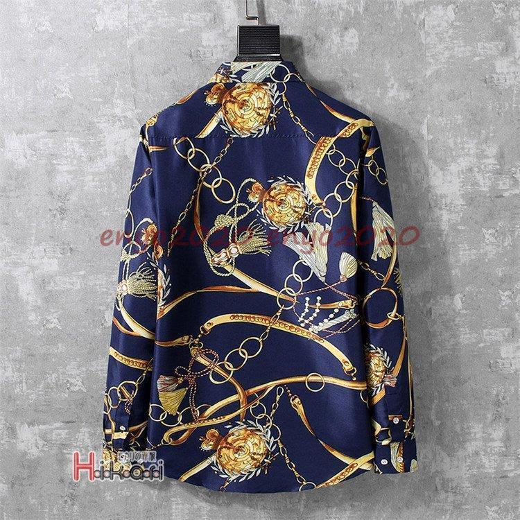 [最安値挑戦]!!花柄シャツ アロハシャツ メンズ 大きいサイズ トップス 長袖シャツ 開襟 秋服 カジュアルシャツ リゾート