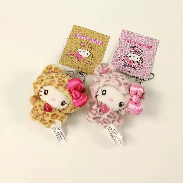 サンリオ ハローキティ 日焼けキティ ヒョウ柄 ストラップ 希少 レア レア希少】サンリオハローキティ日焼けキティ ヒョウ柄