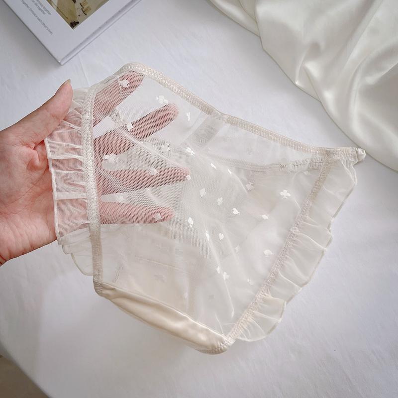 セット売りショーツ 3点セット 新作 ins純欲細レースパンツローウエスト氷糸透明網糸綿股間三角パンツ セット売りショーツ 3点セット 新作 ins純欲細レースパンツローウエスト氷糸透明網糸綿股間三角パンツ