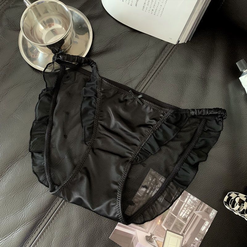 セット売りショーツ 3点セット 新作 ins純欲細レースパンツローウエスト氷糸透明網糸綿股間三角パンツ セット売りショーツ 3点セット 新作 ins純欲細レースパンツローウエスト氷糸透明網糸綿股間三角パンツ