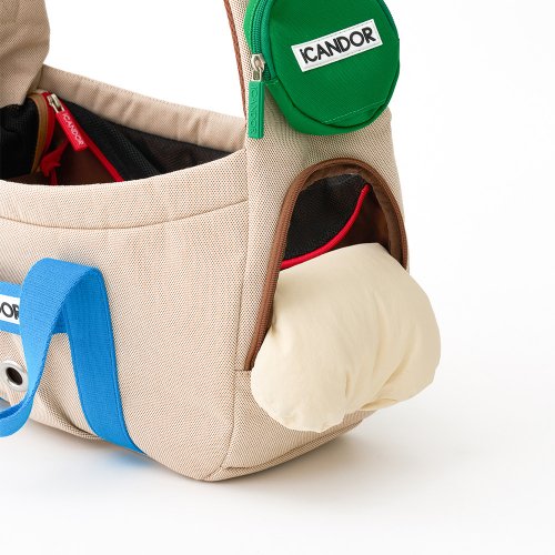 ペットキャリー set ピカブバッグ+コージークッション コンボ 2色 /犬 /猫/犬 服