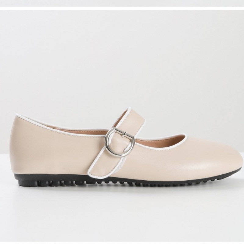 (Ninas Paris) 韓国製ラインカラーバックルローファー (Ninas Paris) 韓国製ラインカラーバックルローファー