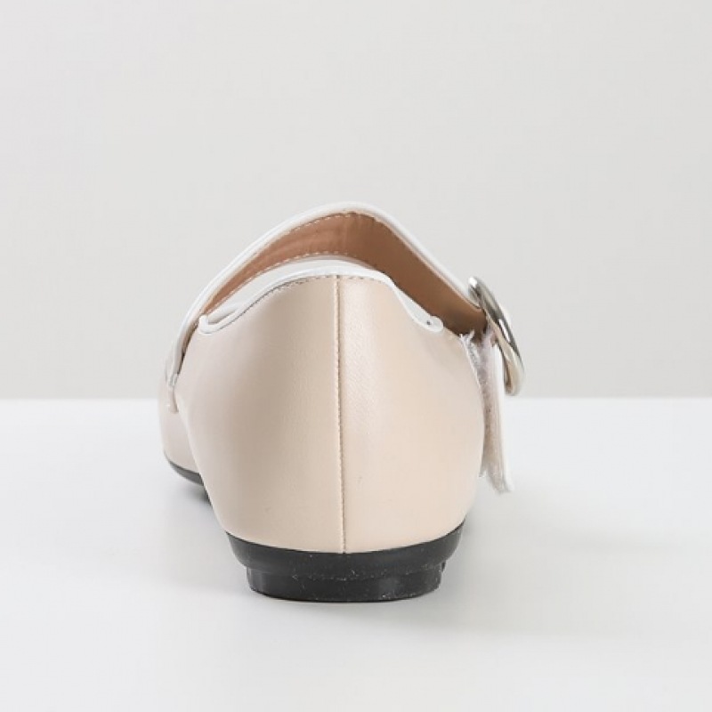 (Ninas Paris) 韓国製ラインカラーバックルローファー (Ninas Paris) 韓国製ラインカラーバックルローファー