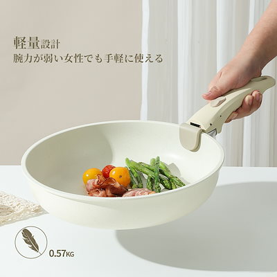 Qoo10] CAROTE カローテ フライパン セット ih 7点 : キッチン用品