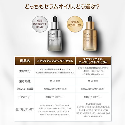 DR.WU ドクターウー スクワラン リペアオイルセラム 15ml✖️2個 試してみた】DR.WU スクワランエクス リペア オイルセラム （旧