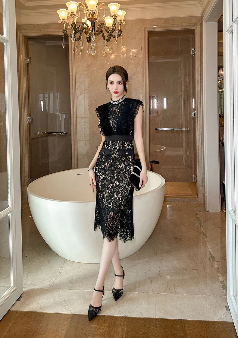 ワンピースドレスドレスお呼ばれ 大人 キャバ 着痩せ 夏 同窓会 ドレス レースワンピース ノースリーブ パーティー ワンピースドレスドレスお呼ばれ 大人 キャバ 着痩せ 夏 同窓会 ドレス レースワンピース ノースリーブ パーティー