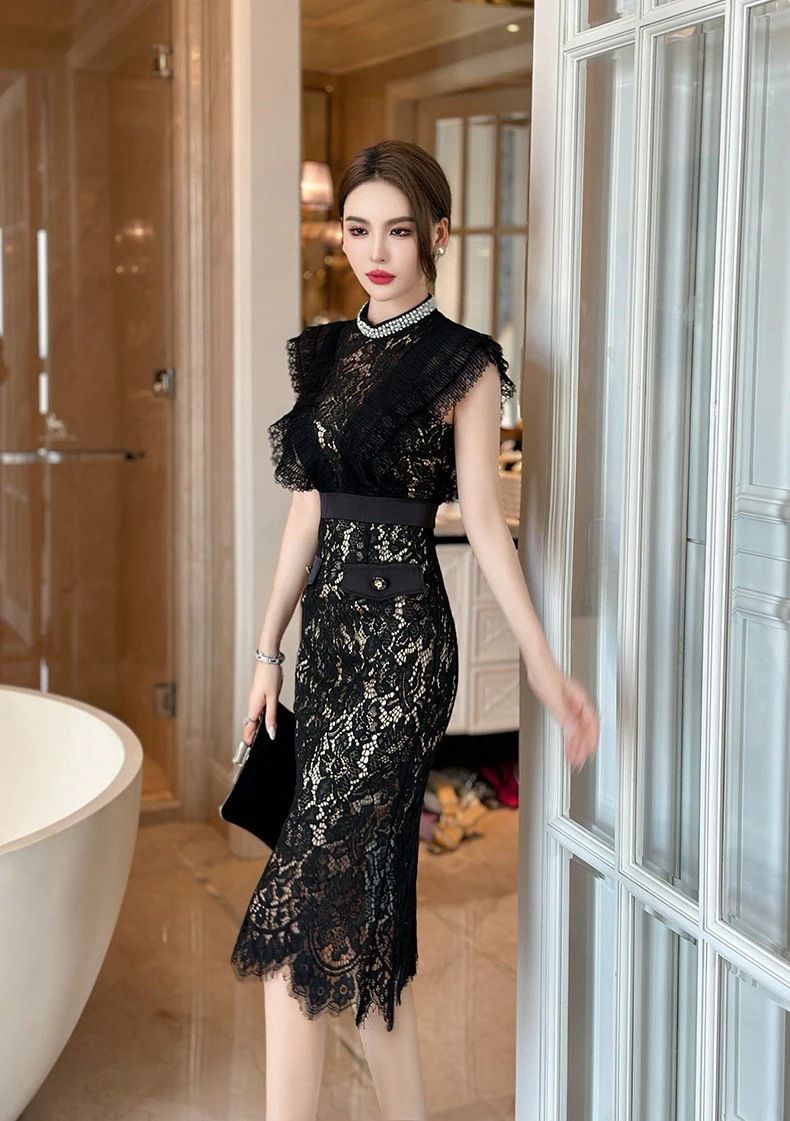 ワンピースドレスドレスお呼ばれ 大人 キャバ 着痩せ 夏 同窓会 ドレス レースワンピース ノースリーブ パーティー ワンピースドレスドレスお呼ばれ 大人 キャバ 着痩せ 夏 同窓会 ドレス レースワンピース ノースリーブ パーティー