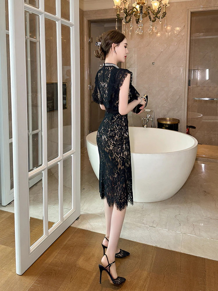 ワンピースドレスドレスお呼ばれ 大人 キャバ 着痩せ 夏 同窓会 ドレス レースワンピース ノースリーブ パーティー ワンピースドレスドレスお呼ばれ 大人 キャバ 着痩せ 夏 同窓会 ドレス レースワンピース ノースリーブ パーティー