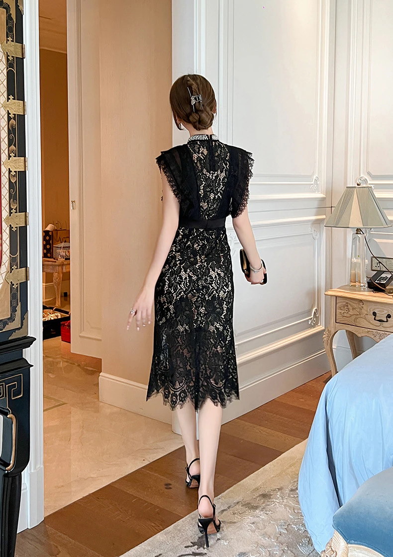 ワンピースドレスドレスお呼ばれ 大人 キャバ 着痩せ 夏 同窓会 ドレス レースワンピース ノースリーブ パーティー ワンピースドレスドレスお呼ばれ 大人 キャバ 着痩せ 夏 同窓会 ドレス レースワンピース ノースリーブ パーティー