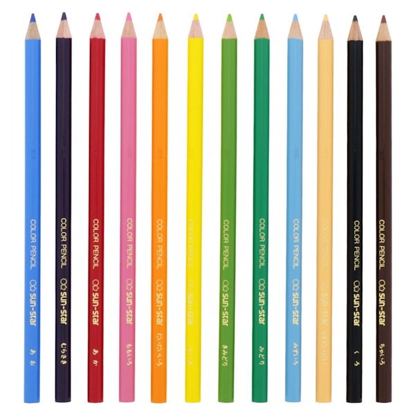 色鉛筆 12色　色えんぴつ　カラーペンシル　文具　クーリア