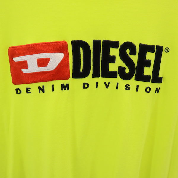 Qoo10] DIESEL ブルガリア製 半袖 Tシャツ L ネオン