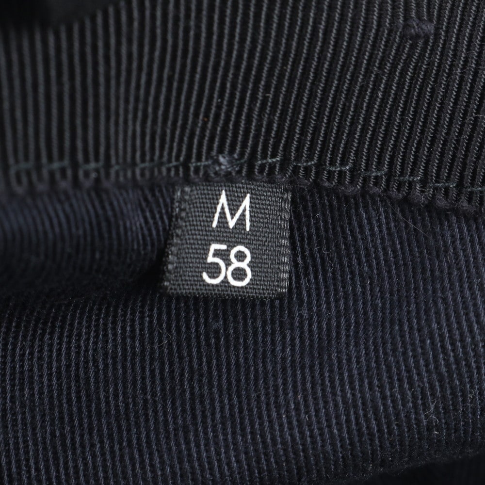 極美品 GGキャンバス シェリー ライン ベースボール 帽子 ブラック 黒 ファッション レザー×キャンバス キャップ メンズ RUE CQ3-4 中古