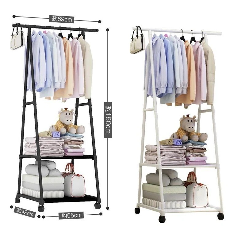 【メガ割 母の日】家庭の必需品ハンガーラック サイドバー付 キャスター付 組立式 衣類ラック シンプル スリム 棚 省スペース 洋服掛け 衣類 収納 洋服かけ 多機能収納ラック 生活用品