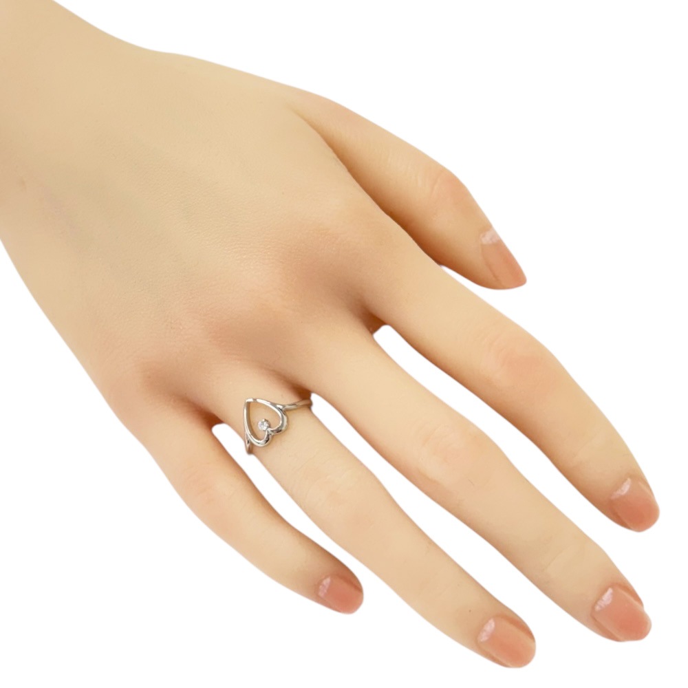 ミキモト リング 指輪 9.5号 Pt900プラチナ ダイヤモンド MIKIMOTO