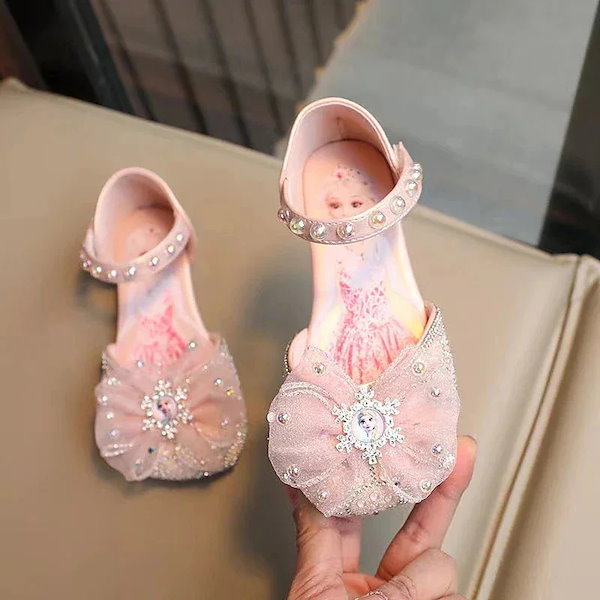 Qoo10] エルサ 靴 アナと雪の女王 サンダル 子