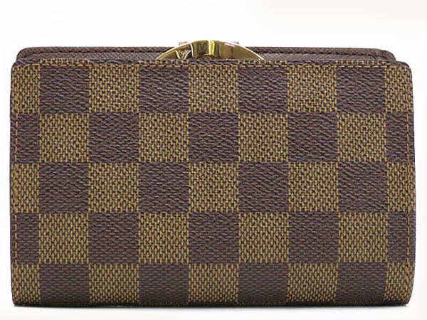外超美品 ルイヴィトン ダミエ ポルトフォイユ ヴィエノワ 二つ折り