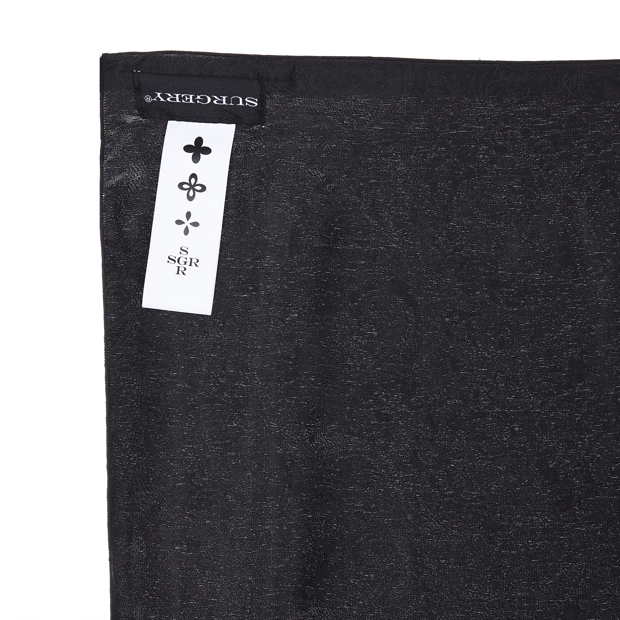 【SURGERY】 SURGERY PAISLEY ICE CLOVER SCARF : BLACK 【SURGERY】 SURGERY PAISLEY ICE CLOVER SCARF : BLACK