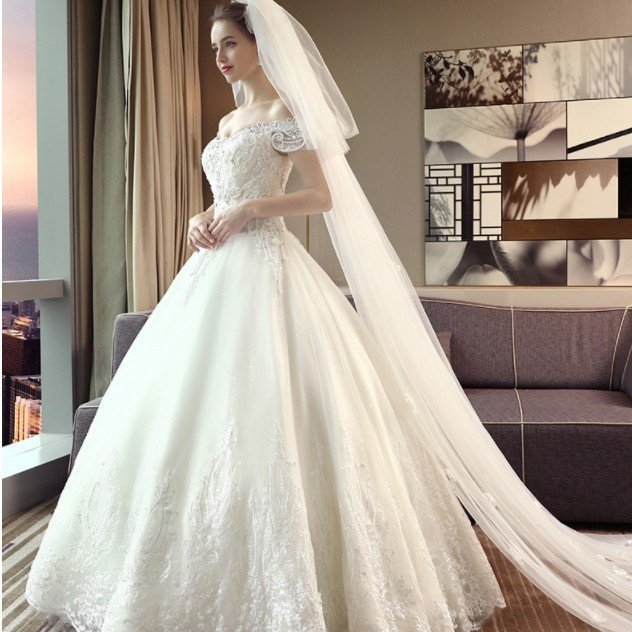 ウェディングドレス 花嫁 ウエディングドレス 白 安い オフショルダー ブライダル 結婚式 プリンセスラインドレス 二次会 パーティードレス