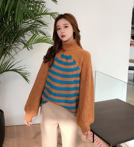 韓国ファッション レディース 美人ニット パフスリーブ リブ袖 体型カバーになる 女子力UP タートルネック ニット トップス 韓国ファッション レディース 美人ニット パフスリーブ リブ袖 体型カバーになる 女子力UP タートルネック ニット トップス