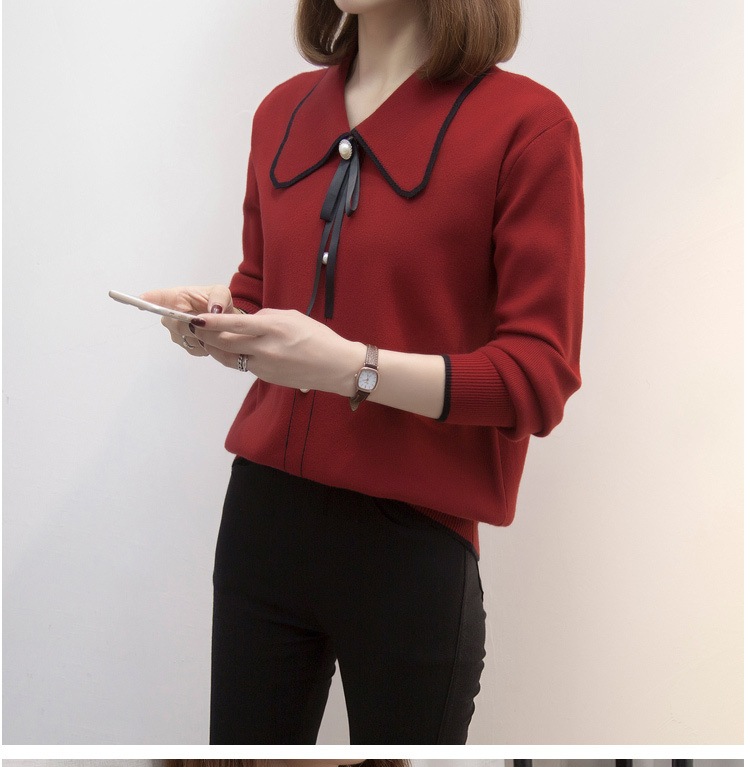 襟付きブラウス ブラック レッド トップス シャツ ブラウス スリム 細身 ストレート スマート 襟付きブラウス ブラック レッド トップス シャツ ブラウス スリム 細身 ストレート スマート