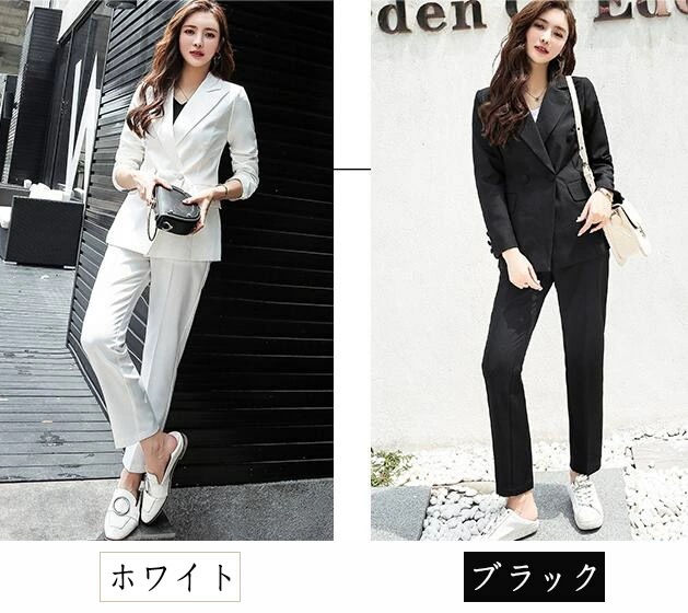 スーツセット セットアップ スーツ ジャケット パンツ ズボン オフィス ブラックフォーマル セレモニースーツ OL フォマール ママ 面接 入学式 結婚式 セレモニー フォーマル 通勤 OL S スーツセット セットアップ スーツ ジャケット パンツ ズボン オフィス ブラックフォーマル セレモニースーツ OL フォマール ママ 面接 入学式 結婚式 セレモニー フォーマル 通勤 OL S
