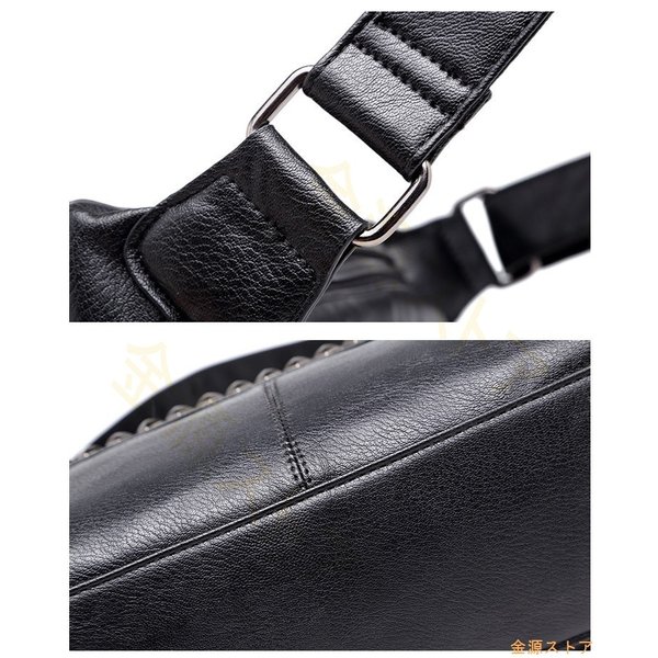 ショルダーバッグ ビジネス PU 斜め掛け メンズ 軽量 レザー 男女兼用 ショルダーバッグ ビジネス PU 斜め掛け メンズ 軽量 レザー 男女兼用