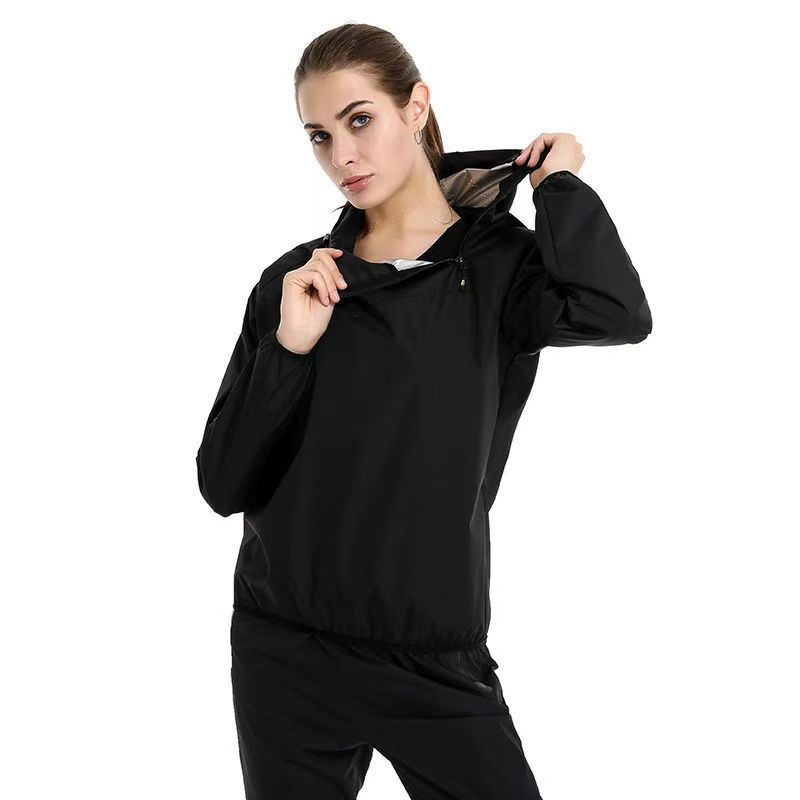 【高.品.質】【高级感素材】6倍発汗 サウナスーツ スポーツウェア レディース メンズ 2点セット 上下セット ダイエット トダイエットウェア暴汗ウェアスーツ脂肪燃焼汗排出ヨガウェアウェアウェアランニ