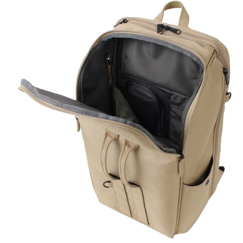 FULCRO カジュアルリュック PC対応 15inch A4 16L 撥水 ネイビー fma