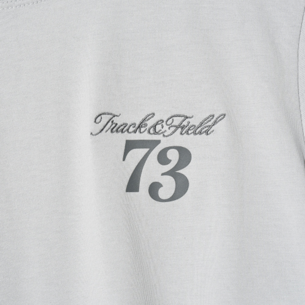 FILA シャーリングクロップショートスリーブ T シャツ (FS2RSH2157FCGY)