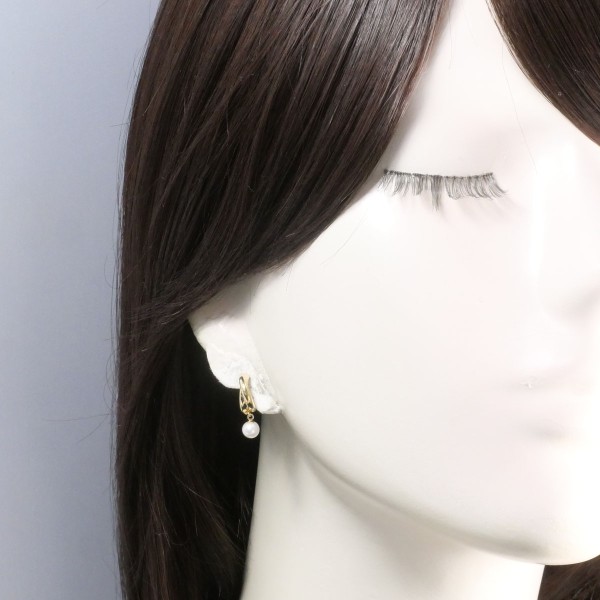 K18 18金 YG イエローゴールド イヤリング パール(真珠) ジュエリー 中古 K18 18金 YG イエローゴールド イヤリング パール(真珠) ジュエリー 中古