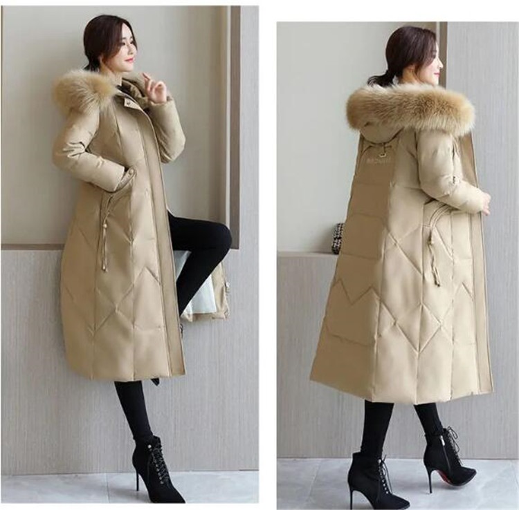 大好評レビュー続々韓国ファッション 2020 冬 新品 韓国バージョン ゆったりする ロングスタイル ニーハイ コート おしゃれな ダウン綿の服