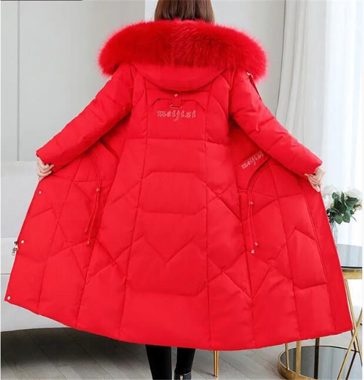 大好評レビュー続々韓国ファッション 2020 冬 新品 韓国バージョン ゆったりする ロングスタイル ニーハイ コート おしゃれな ダウン綿の服