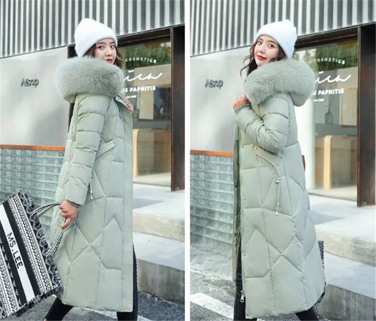 大好評レビュー続々韓国ファッション 2020 冬 新品 韓国バージョン ゆったりする ロングスタイル ニーハイ コート おしゃれな ダウン綿の服