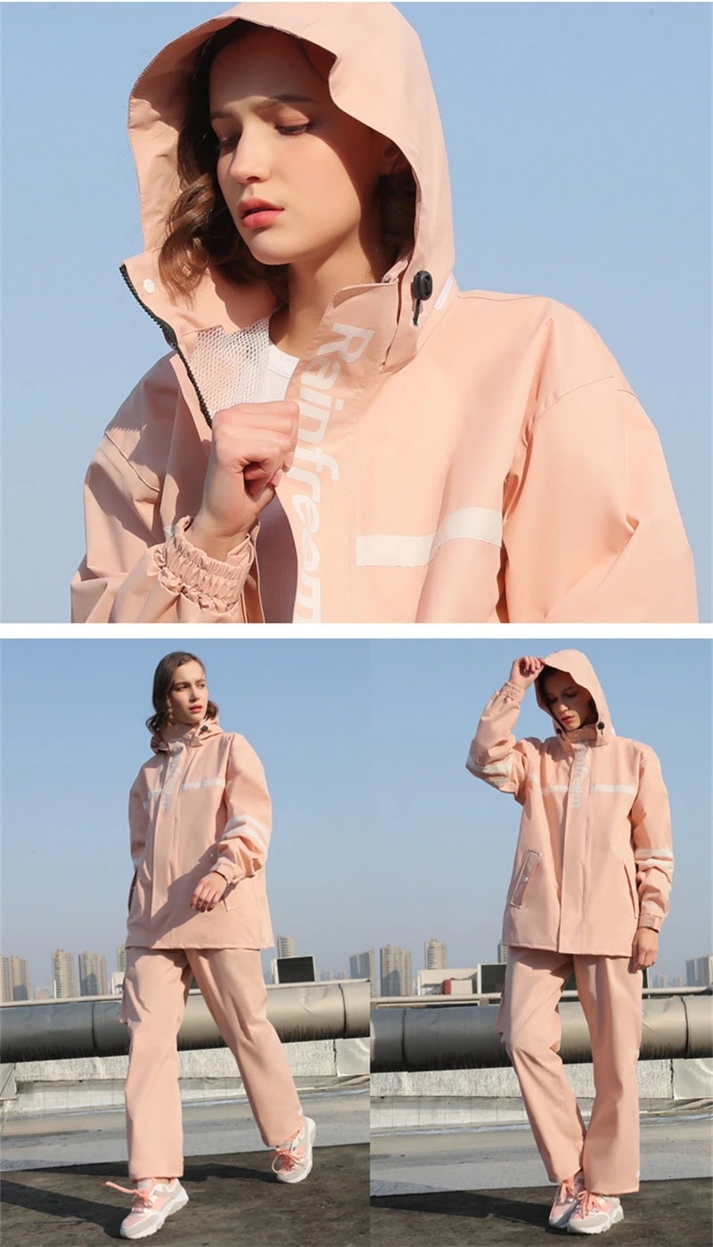 レインウェア 上下セット メンズ レディース レインコート レインスーツ マウンテンジャケット マウンテンパーカー 雨具 通勤 通学 自転車 ゴルフ ランニング 大きいサイズ おしゃれ 男性用 女性用