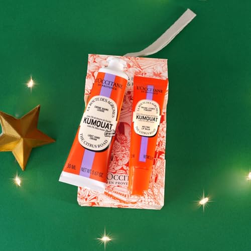 ロクシタン(LOCCITANE) カムクアット スノーシア ハグ&キス (ハンドクリーム&リップバーム)ギフトセット 誕生日 プレゼント ギフト 女性 男性 人気 送別 母の日